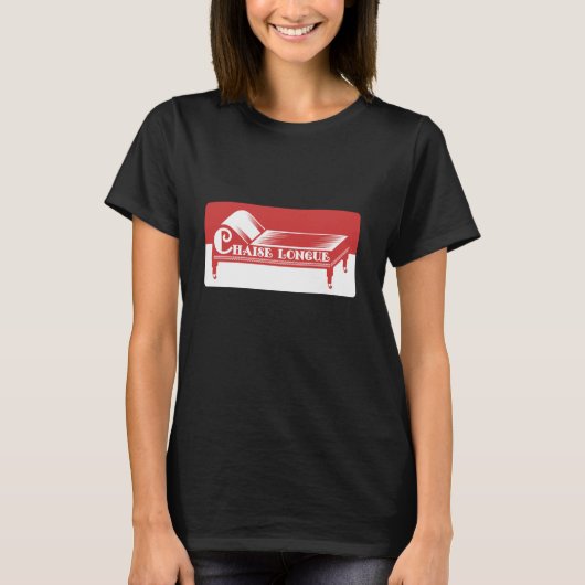 チャイズロングエレトロフランスのソファー Tシャツ (正面)