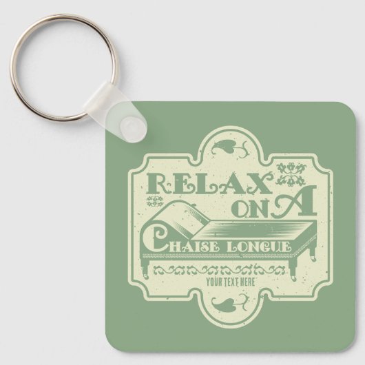 チャイズロング江 キーホルダー (正面)