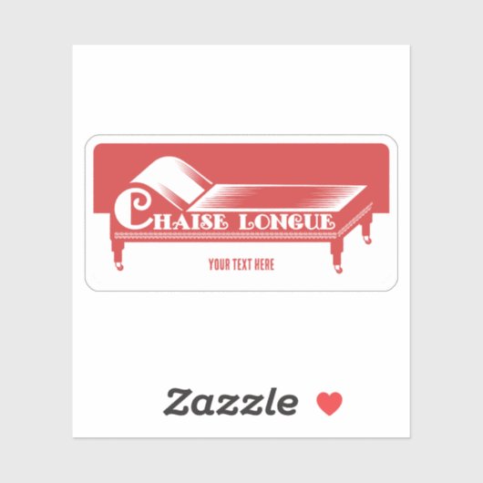 チャイズロング江 シール (シート)