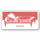 チャイズロング江 シール (正面)