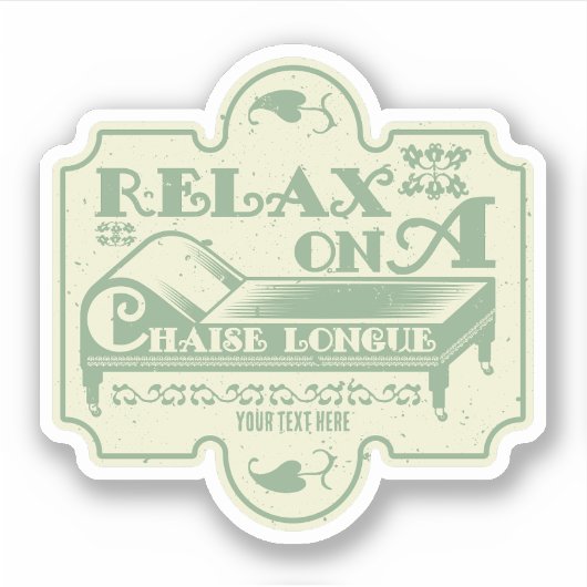 チャイズロング江 シール (正面)