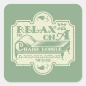 チャイズロング江 スクエアシール (正面)