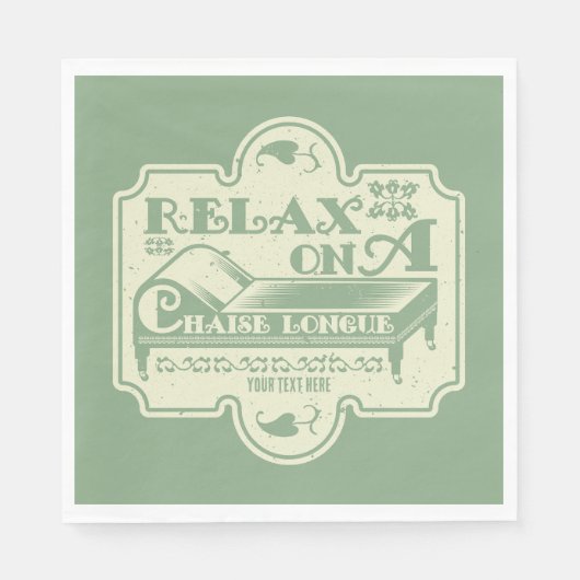 チャイズロング江 スタンダードランチョンナプキン (正面)