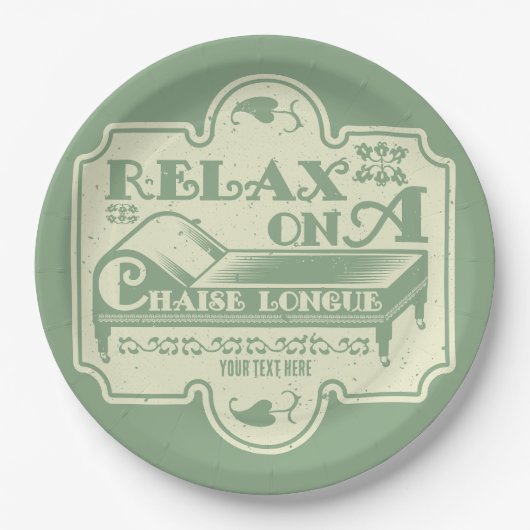 チャイズロング江 ペーパープレート (正面)