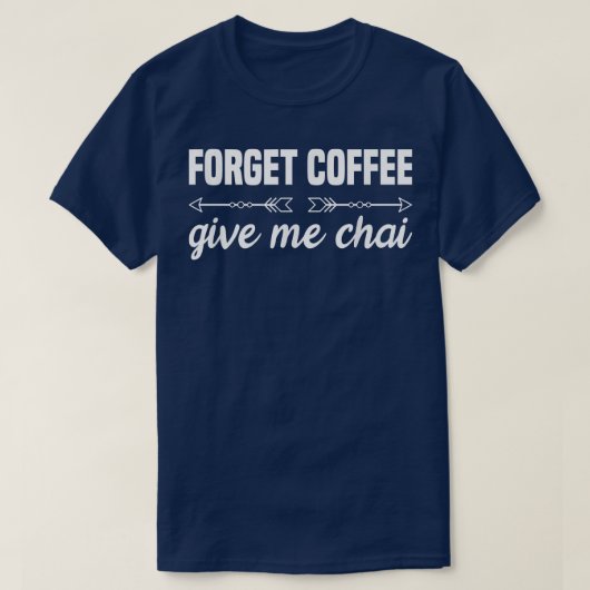 チャイティーラテ Tシャツ (デザイン正面)