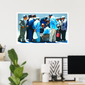 チャイナタウンのチェックメイト ポスター (ホームオフィス)