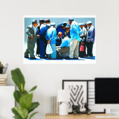 チャイナタウンのチェックメイト ポスター (ホームオフィス)