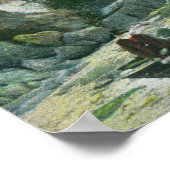 チャイナタウンのビーチ船の眺め ポスター (角)