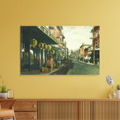 チャイナタウンの通り キャンバスプリント (インサイチュ (リビング))