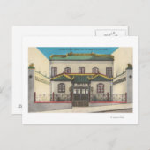 チャイナタウンのCA 中国の Schoolサンフランシスコ ポストカード (正面/裏面)