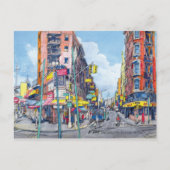 チャイナタウンエルドリゲ通りビューニューヨークシティ ポストカード (正面)