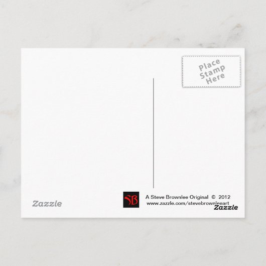 チャイナタウンゲートはがき ポストカード (裏面)