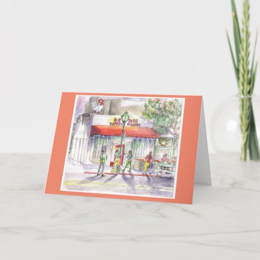 チャイナタウンフォールディングホリデーカード シーズンカード (正面)