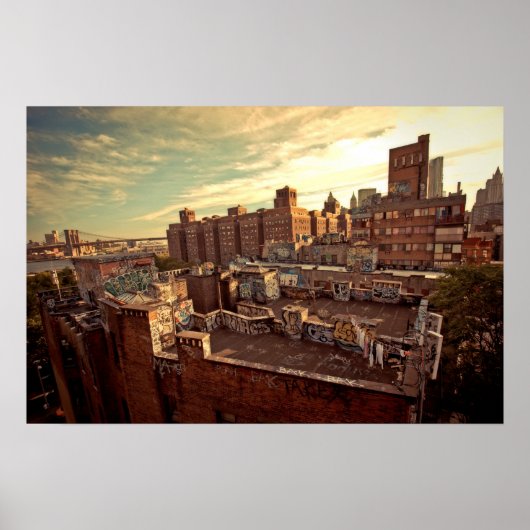 チャイナタウン屋上グラフィティ ポスター (正面)