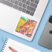 チャイナタウン・シンガポール シール (ノートパソコンとiPhone)