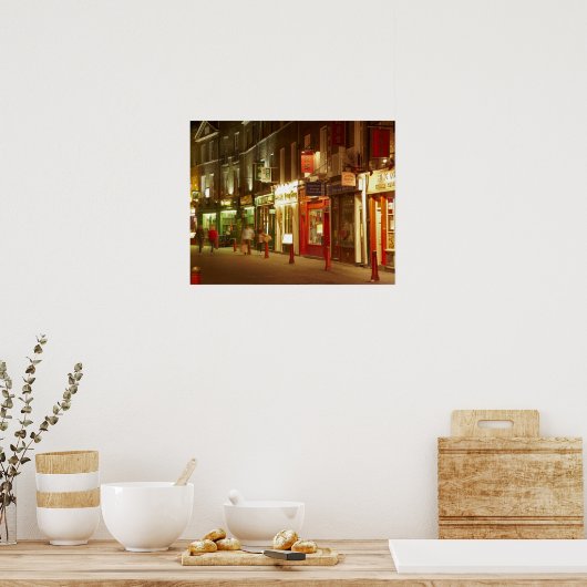 チャイナタウン、ソーホー、ロンドン、イギリス、統一された王国 ポスター (キッチン)