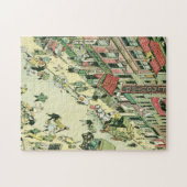 チャイナタウンNYマンハッタン通りシーントニー・サーグ ジグソーパズル (横)