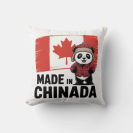 チャイナダ製のパンダ – 中国系カナダ人 クッション