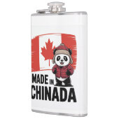 チャイナダ製のパンダ – 中国系カナダ人 フラスク (左)