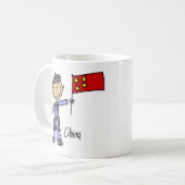 チャイナマグ コーヒーマグカップ (正面左)
