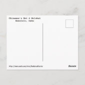 チャイナマンズハット&モロカイ葉書 ポストカード (裏面)