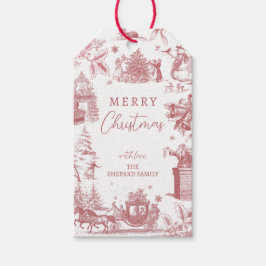 チャイニーズ風クリスマスパーティー ギフトタグ