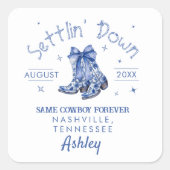 チャイニーズ風俗 落ち着いて バチェロレッテ パーティー スクエアシール (正面)