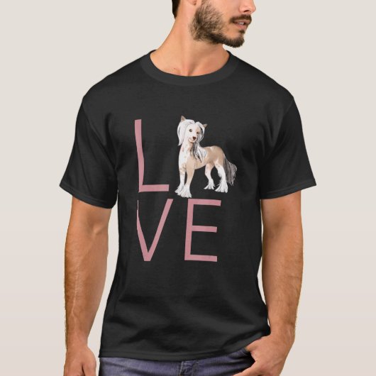 チャイニーズ・クレステッド・ドッグ Tシャツ (正面)