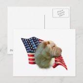 チャイニーズ・シャー・ペイの旗 ポストカード (正面/裏面)