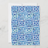 チャイニーズ・チーズ・テーマの招待状 招待状 (裏面)