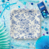 チャイニーズ・フローラル ペーパープレート (パーティー)