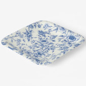 チャイニーズ・フローラル ペーパープレート (傾斜あり)