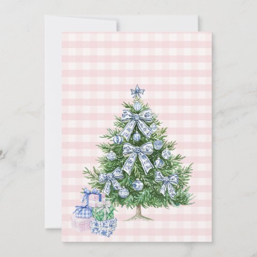 チャイノアイセお気に入りのリーツギンガムホリデーズパーティー 招待状 (裏面)