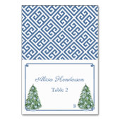 チャイノアイセリークリスマスツリー個人座席表 テーブルナンバー (正面)