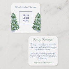 チャイノアイセリーシック会社のロゴメリークリスマス ノートカード