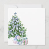 チャイノアイセリーデッキザホールズクリスマスブライダルシャワー 招待状 (裏面)