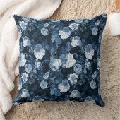 チャイノアイセリーブルーアンティークレッドテバラパターン クッション (ブランケット)