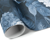 チャイノアイセリーブルーアンティークレッドテバラパターン ラッピングペーパー (ロールコーナー)