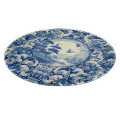 チャイノアイセリーブルーホワイトアジアのパゴダレイククレーン カッティングボード (角)