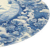 チャイノアイセリーブルーホワイトアジアのパゴダレイククレーン カッティングボード (角)