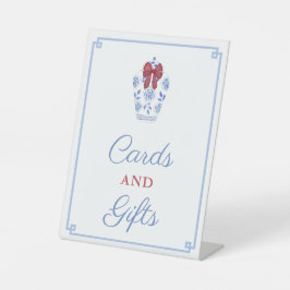 チャイノアイセリーホリデーズウェディングシャワーカード&ギフト 台座サイン