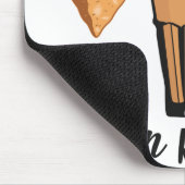 チャイビナチェーンカハンヒンディ引用文ティーガラスサモサ マウスパッド (コーナー)