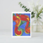 チャイモザイクはがき ポストカード (スタンド正面)