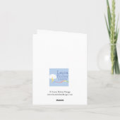 チャイモザイク4 x 5.6ノートカード カード (裏面)