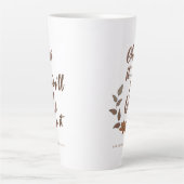 チャイラテプンコーヒーショップマーチ カフェラテマグ (正面)