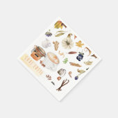 チャイラテ |感謝祭の友情 スタンダードカクテルナプキン (角)