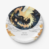 チャイルズエンチャントドラゴン誕生日 ペーパープレート (正面)