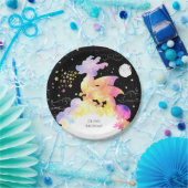 チャイルズエンチャントドラゴン誕生日 ペーパープレート (パーティー)