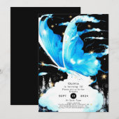 チャイルズエンチャントバタフライ誕生日 招待状 (正面/裏面)