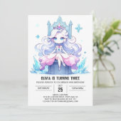 チャイルズエンチャントプリンセス誕生日 招待状 (スタンド正面)